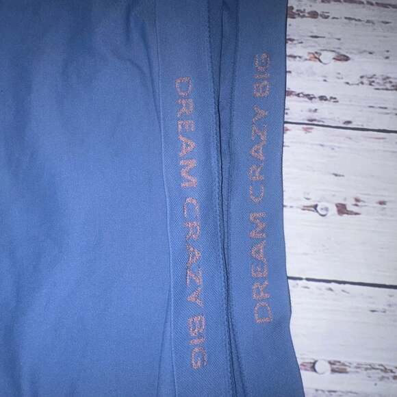 Athleta Blue Power Up Seamless Short Sleeve Tee-XS - Picture 5 of 5